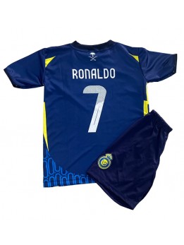 Detské Futbalové oblečenie Al-Nassr Cristiano Ronaldo #7 2024-25 Krátky Rukáv - Preč (+ trenírky)